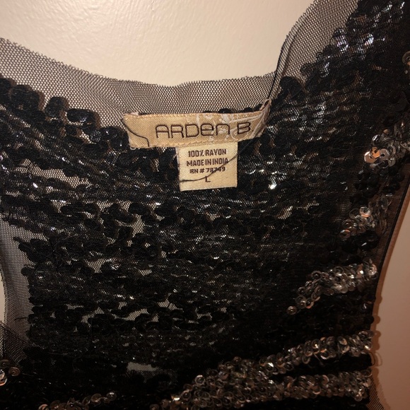 Sequined zebra print Cami - Picture 2 of 2